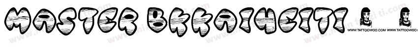 master bkkaiheiti字体转换